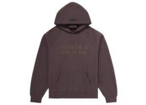 essentials oversized hoodie plum