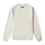 essentials fear of god crewneck sweatshirt light gray