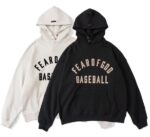fear of god essentials baseball hoodie