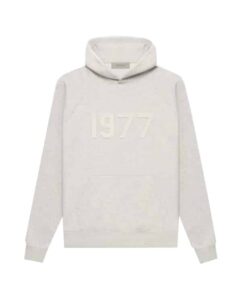 the signature 1977 essentials pullover hoodie light oatmeal
